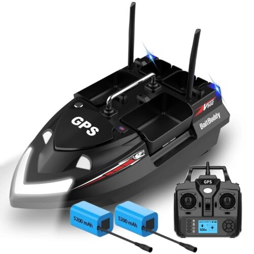 Boot Plantat, Nadit und Momit iUni V802 PRO, GPS, 2 Batterien 5200 mAh, 4 Tanks, 3 kg, 500 m, 15 km/h, 2,4 GHz Fernbedienung, Schwarz 137716383