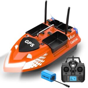 Barca Plantat, Nadit si Momit iUni V802 PRO, GPS, 5200mAh, 4 cuve, 3kg, 500m, 15km/h, Telecomanda 2.4GHz 137716454 - IUni