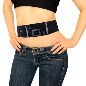 Állítható öv inzulinpumpához, 3 zsebbel, látható ablakkal, kényelmes, uniszex, gyermekeknek és felnőtteknek