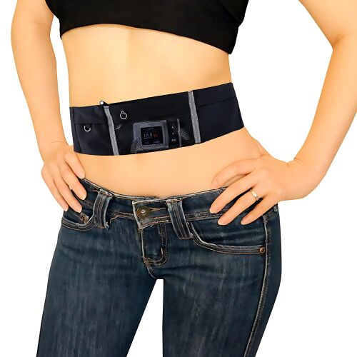 Állítható öv inzulinpumpához, 3 zsebbel, látható ablakkal, kényelmes, uniszex, gyermekeknek és felnőtteknek 137717500