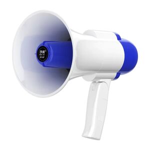 Nagy teljesítményű és hordozható megafon mikrofonnal, felvételkészítéssel, akkumulátorral és egyszerű szirénával 20W 137718036 - Megafon