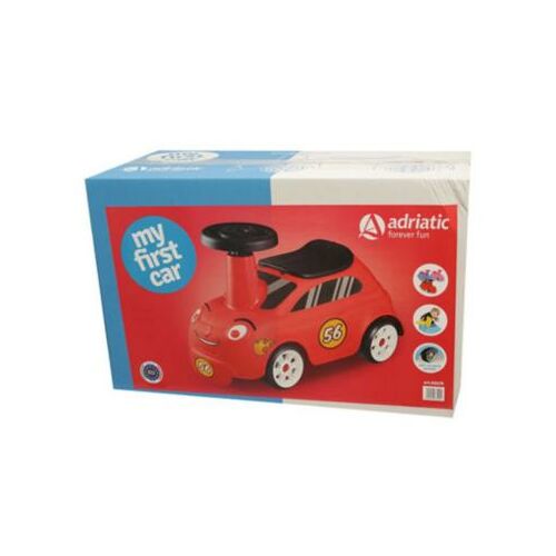 Adriatic Bébitaxi dobozban, piros bébitaxi kisgyermekeknek