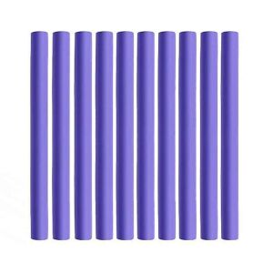 SIKS® 10 db-os hajcsavaró készlet, rugalmas, száraz-nedves hajra, lila 137727179 - Hajcsavaró