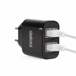 2x USB töltő 2,1A 137727423 - Delight