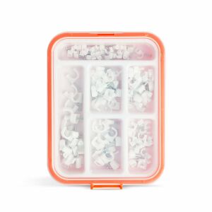 HANDY - Kábelföggető szett szeggel - 5-10 mm - 100 db 137727767 - Handy