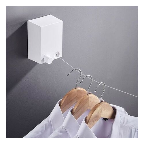 Falra szerelhető, kihúzható ruhaszárító ingekkel, helytakarékos mosási megoldás