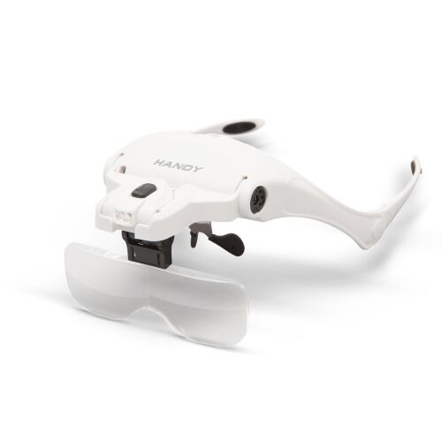 LED-es fejre szerelhető nagyító + dupla lencse 137733987