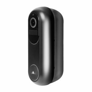 Smart Wi-Fi videó csengő - akkumulátorral működő, 12V - MicroSD, FHD, PIR - fekete 137734731 - Kapucsengő, dallamcsengő