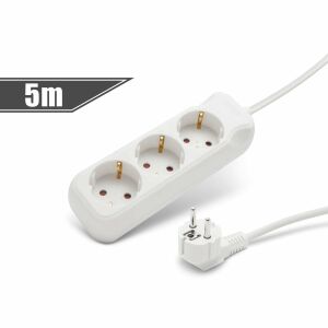 Delight - 3 aljzatos hosszabbító, 5 m 137735306 - Hosszabbító