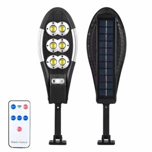 Napelemes lámpa mozgásérzékelővel, beépített napelemmel, 3 világítási móddal, 180°-os mozgási szöggel, kiváló minőségű ABS-ből, IP65 vízálló, fekete/ezüst