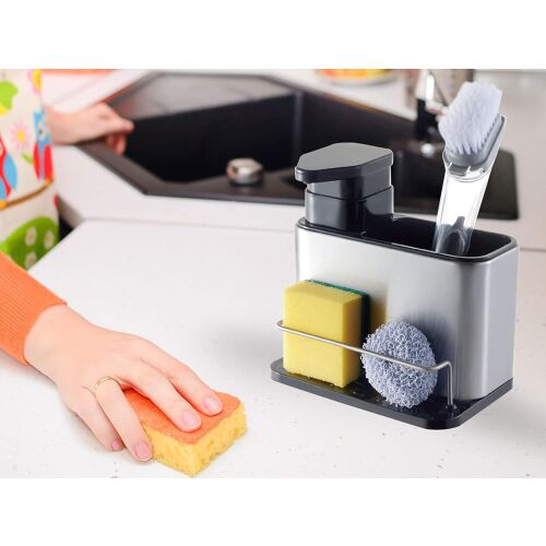 Mosogatószer adagoló tároló rekeszekkel