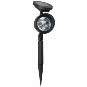 Polifach 3 LED fekete napelemes kerti reflektor - Polifach