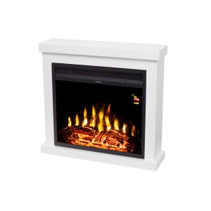 HOME FKK11 elektromos kandalló LED lángeffekttel és fehér kerettel - Home