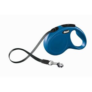 Flexi New Classic szalagos automata póráz M 5m 25kg-ig kék 137737844 - Flexi