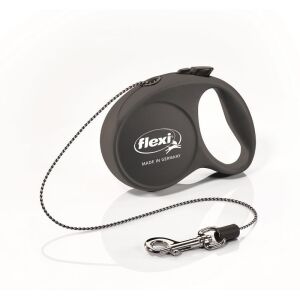 Flexi Fun 3m zsinóros automata póráz XS 8kg-ig fekete 137737847 - Flexi