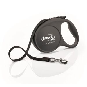 Flexi Fun 5m szalagos automata póráz M 25kg-ig fekete 137737852 - Flexi