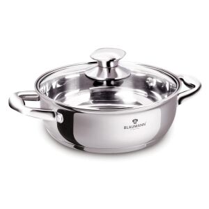 Blaumann Gourmet Line rozsdamentes lábas üvegfedővel 22 cm 137750922 - Blaumann