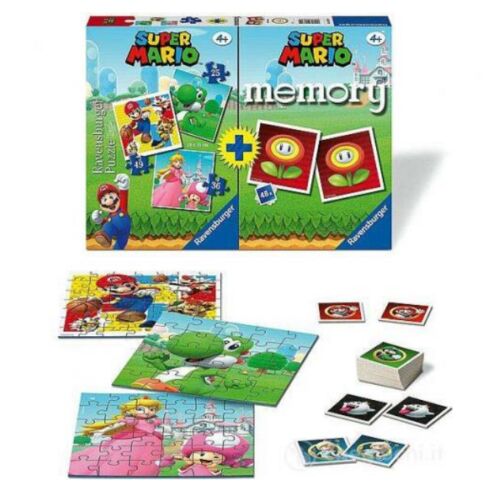 Super Mario puzzle és memóriajáték - Ravensburger