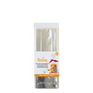 Decora áttetsző tasak, merev alj, 8×5×28cm 137751531 - Decora
