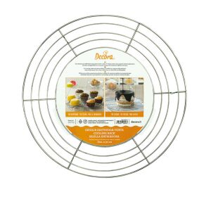 Decora hűtőrács, tapadásmentes fém, kerek, 32cm 137751574 - Decora