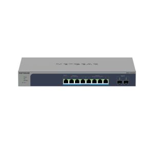 Netgear 10Port Switch 100/1000/10000 MS510TXUP 8-Port Multi-Gb/10G Eth Ultra60 PoE++ Smart Mngd 137761084 - Netgear