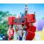 Közelkép a Transformers EarthSpark Optimus Prime robot játékról