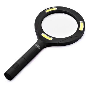 Bravó B-4977 Fényes nagyító, 5x, nagyítás LED lámpával, fekete