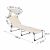 Dimensions of the Springos sun lounger with canopy