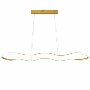 LED STROPNÁ ZÁVESNÁ LAMPITA LHJ027-CP 120 cm zlatá 137780061 - Lampy&osvetlenie