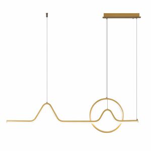 Led osvetlenie LHJ022-CP 120 cm GOLD 137780178 - Lampy&osvetlenie