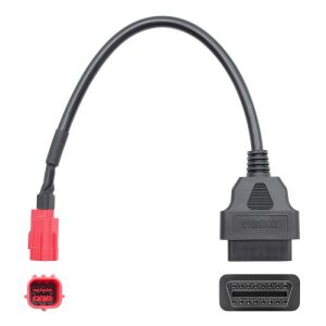 Cablu Adaptor Diagnosticare Techstar OBD2 pentru Motociclete Honda, 6 Pini la 16 Pini - Accesorii pentru instrumente de diagnosticare a vehiculelor