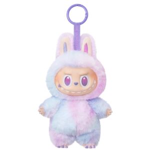 Labubu Vinyl Baba Vakdoboz Pop Mart Macaron Tretia Generácia Séria Fialový Kľúčenka Plyš - Kľúčenky