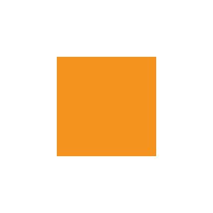 Filclap 40x50cm 3mm neonnarancs