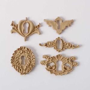 Hőre lágyuló fa Kulcslyuk szett 1 cm 5 db/csomag