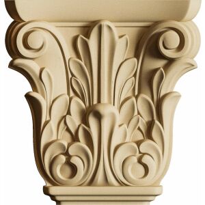 Hőre lágyuló fa KPM 01 oszlopdísz 6,2 x 6,0 x 1,6 cm