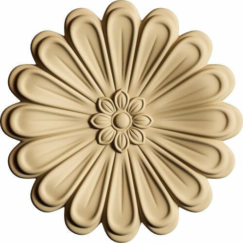 RZ 09120 hőre lágyuló fa virág kör, 12 cm átmérőjű, kézműves és dekorációs célokra