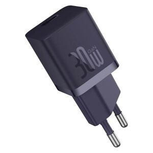 Baseus 30W GaN USB-C Schnellladegerät - Mitternachtslila - Baseus