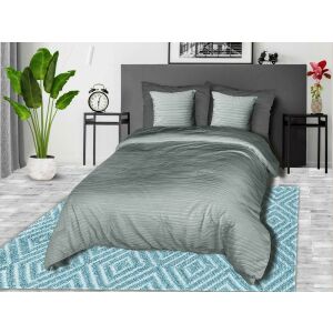 Dekoratív ágytakaró 220x240 Venus velúr domborműves sötét csíkos kőrissel