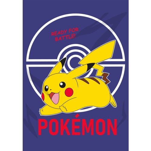 Polár takaró 100x140 Pokemon sötétkék sárga C24 137809530
