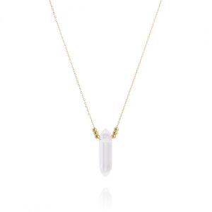 Rozsdamentes acél nyaklánc 14k NST1600 arannyal bevonva