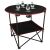 Utazási összecsukható asztal fekete borítással 145149471