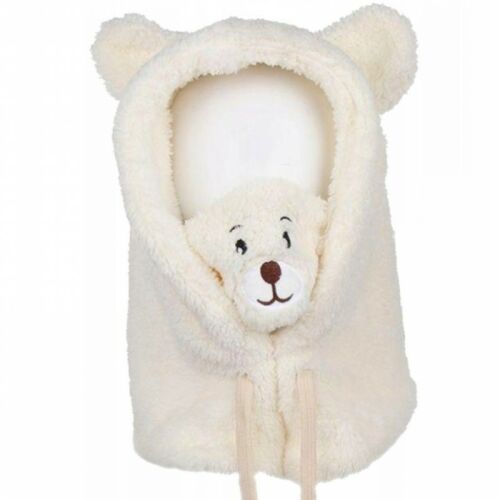 Bear Ears téli sapka + nyakvédő, 2 az 1-ben - krémszínű CZ34WZ2 145183813