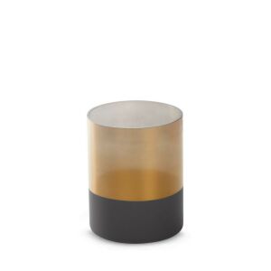 Gyertyatartó 12x15 Alisma 4 barnás arany Eurofirany műüvegből