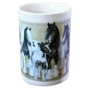 Lovas Bögre Szett - 2 db - Kerámia