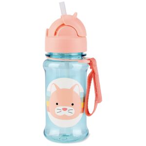 SKIP HOP Zoo Tritan straw bottle 355ml kitty 12 months+ 137834402 - Feeding