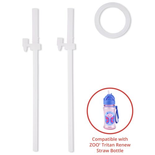 SKIP HOP Szívószál tartalék Zoo tritan palackhoz 2db