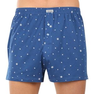 Férfi bő szárú boxeralsók Andrie kék (PS 5818-1-dots) XL 137835563 - Divat & Öltözködés