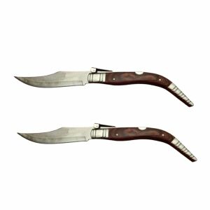 Cricket Zweiteiliges Jagdmesser-Set mit Edelstahlklinge und braunem Griff - Pfannen, Abendessen, Küchenmesser, Besteck-Sets und Töpfe