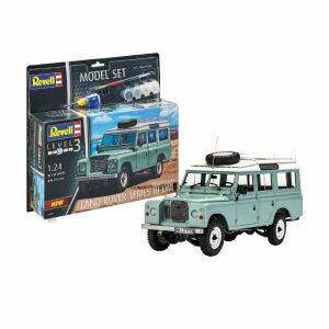 Revell Land Rover Series III 1:24 méretarányú makett készlet festékkel és ragasztóval - Revell Modell, makett