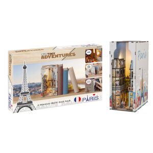 Revell DIY Paris Book Nook LED Világítással - Könyvszobor 143194721 - Revell Modell, makett